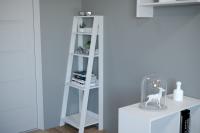 Этажерка лофт Белый