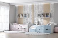 Молодежная Бриз МДФ набор 11, ширина 330 см, комплект мебели, в детскую, в подростковую, в спальню