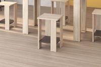 Табурет "Виола Эко", Цвет Дуб Сонома/Дуб Венге, ширина 30 см