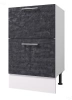 Кухонный модуль Оптима Стол 60 - 2 ящика, цвет Камень арья