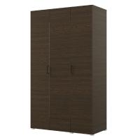 Шкаф 3ств 1200 Бостон, цвет Венге (полки М+штанга)