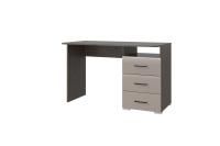 Стол "Ненси" 1200/3 ящика цвет венге и капучино ширина 120 см ЛДСП в спальню и офис для подростков и детей