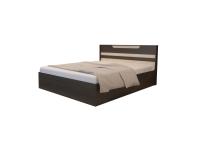 Кровать комби 1,4 м Юнона, цвет Венге/Дуб молочный (с подъемным механизмом) спальное место 140*200 см ЛДСП для взрослых и подростков