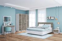 Комплект мебели для спальни МС ЭГО набор 4, кровать ширина 160 см, шкаф, комплект в спальню