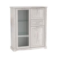 Шкаф комбинированный 32.09 Сохо, цвет бетон пайн, распашной, ЛДСП, в спальню, с полками, с ящиками, современный, деревянный