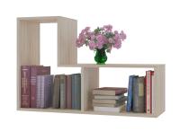 Стеллаж ПК-9, цвет Дуб сонома ширина 90 см, полка для книг, модульный элемент