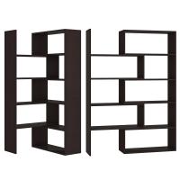 Стеллаж 12 цвет Дуб Венге ширина 80 см ЛДСП с полками для гостиной, спальни и прихожей