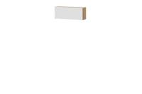 Модульная система "Милан" Шкаф навесной с полками, вертикальное или горизонтальное расположение цвет Дуб Золотой/Белый Матовый ширина 90 см