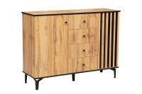 Комод 51.04 Либерти (опора метал. h 150 мм), дуб вотан, для гостиной, для спальни, в прихожую