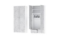 Шкаф 2-створчатый Бриз ЛДСП, ширина 90 см, с полками, со штангой, с ящиками, в спальню, в гостиную