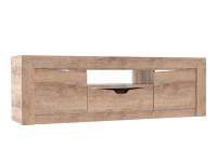 Тумба под ТВ Версаль-5 Дуб Баррик ширина 140 см ЛДСП для гостиной для спальни с полками с ящиком