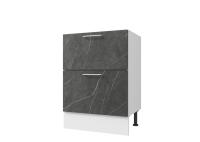Кухонный модуль Оптима Стол 60 - 2 ящика, цвет Гранит дым