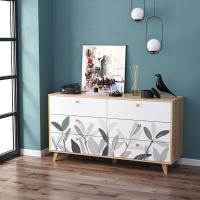 Комод 56.02 Адажио, дуб сонома / белый