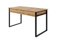 Стол письменный Ст043.0 имеет две удобные выдвижные секции цвет Дуб Вотан/МЕТАЛЛ Черный Муар ширина 110 см