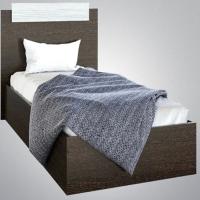 Кровать односпальная "ЭКО" 90х200 Венге / Лоредо, подростковая для подростка мальчика и девочки, напольная, детская