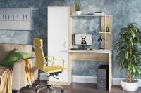 Компьютерный стол Стенли Дуб Сонома/Белый