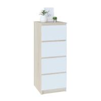 Комод с 4-мя ящиками "Т-4Р", 400 х 446 х 1044 мм, цвет дуб сонома / белый