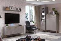 Гостиная "Капри 2" (комплект 3), цвет Мокко, Силк анис