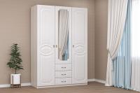 Шкаф 3-створчатый Кэт 6, ширина 150 см, распашной шкаф, в спальню, в гостиную