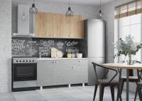 Кухня Point 150, цвет Белый/Крафт золотой-Бетон