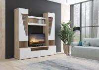 Гостиная Анталия 2, цвет Сонома/Белый софт