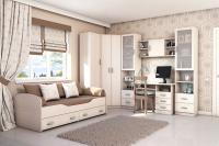 Молодежная Колибри Рамка набор, ширина 330см, комплект мебели, в детскую, в подростковую, шкаф, кровать