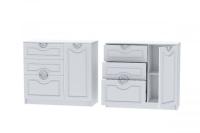 DL Комод 2 Иннэс 7 Ника, ширина 100 см, комод с ящиками, в гостиную, в спальню