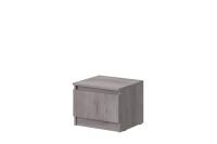 Тумба прикроватная МС "Соната" 40 см, цвет Дуб Крафт Серый, с ящиком, в спальню