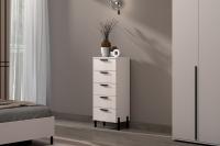 Комод МС "Норден" цвет Графит, Кашемир, ширина 48 см, для спальни, с ящиками, гардеробная