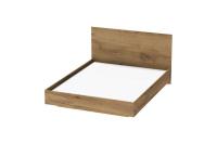 Кровать арт. 031 М1, ширина 160 см, Дуб Крафт золотой, двуспальная кровать, с ортопедическим основанием, мебель для дома