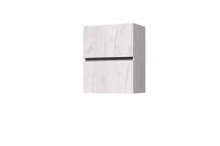 Кухонный модуль "Лиана" В-600 Дуб Крафт Белый, Графит, ширина 60 см, навесной, с полками