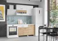 Кухня Trend 1200, цвет Белый/Дуб золотой