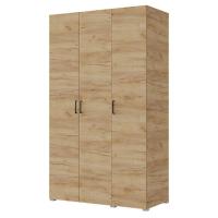 Шкаф 3ств 1500 Бостон, цвет Крафт золотой (2 ящика+полки БМ+штанга)