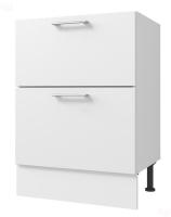 Кухонный модуль Оптима Стол 60 - 2 ящика, цвет Арктик