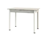 Стол обеденный СО-3 Дуб Крафт Белый ширина 90,4 см ЛДСП для кухни для гостиной