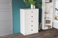 Комод Лофт 5 Белый