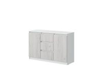 Комод №4 "Соната" цвет Белый текстурный, Дуб Крафт Белый, ширина 120 см, для спальни, с ящиками, гардеробная