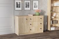 Комод Лофт 3 Дуб Сонома