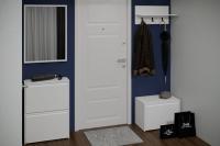 Обувница Искра 2 (фасад с ручкой-профилем) Белый