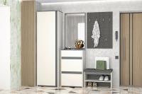 Прихожая Иннэс 12 набор 3, ширина 210 см, комплект мебели в прихожую, вешалка