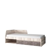 Кровать 90 , JAZZ, цвет Каштан найроби/Оникс