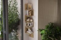 Полка угловая 04 Дуб Вотан