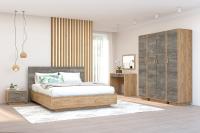Комплект мебели для спальни МС ЭГО набор 9, кровать ширина 160 см, шкаф, комплект в спальню