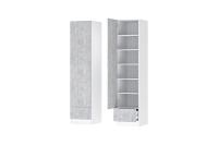 Пенал Бриз ЛДСП, ширина 45 см, с полками, шкаф стеллаж, в кабинет, в спальню, в гостиную