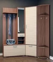 Прихожая НИКА 1.61х1.06 м Ясень Шимо темный-светлый