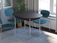 Стол обеденный СО-1 Венге ширина 114 см ЛДСП для кухни в гостиную