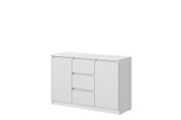 Комод №4 "Соната" цвет Белый текстурный, ширина 120 см, для спальни, с ящиками, гардеробная