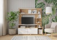 Гостиная Ника, цвет Крафт золотой/Белый