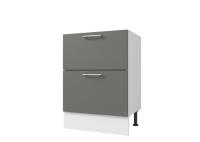 Кухонный модуль Оптима Стол 60 - 2 ящика, цвет Холст вулкан