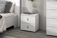 МС "Алисия" Тумба прикроватная Анкор Светлый, ширина 40,5 см, с выдвижными ящиками, 2 ящика
